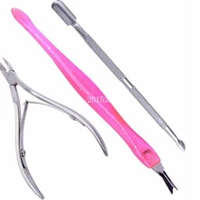 Гель-лак для ногтей, инструменты для ногтей 3 шт./компл. маникюрные ножницы Нержавеющая сталь нейл-арта для кутикулы Nipper жидкость для снятия машинка для стрижки ногтей Маникюр Педикюр Инструменты
