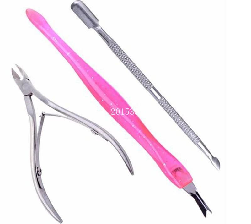 Nail Gel Art Tools 3pcs/set Nail Scissor Stainless Steel Nail Art