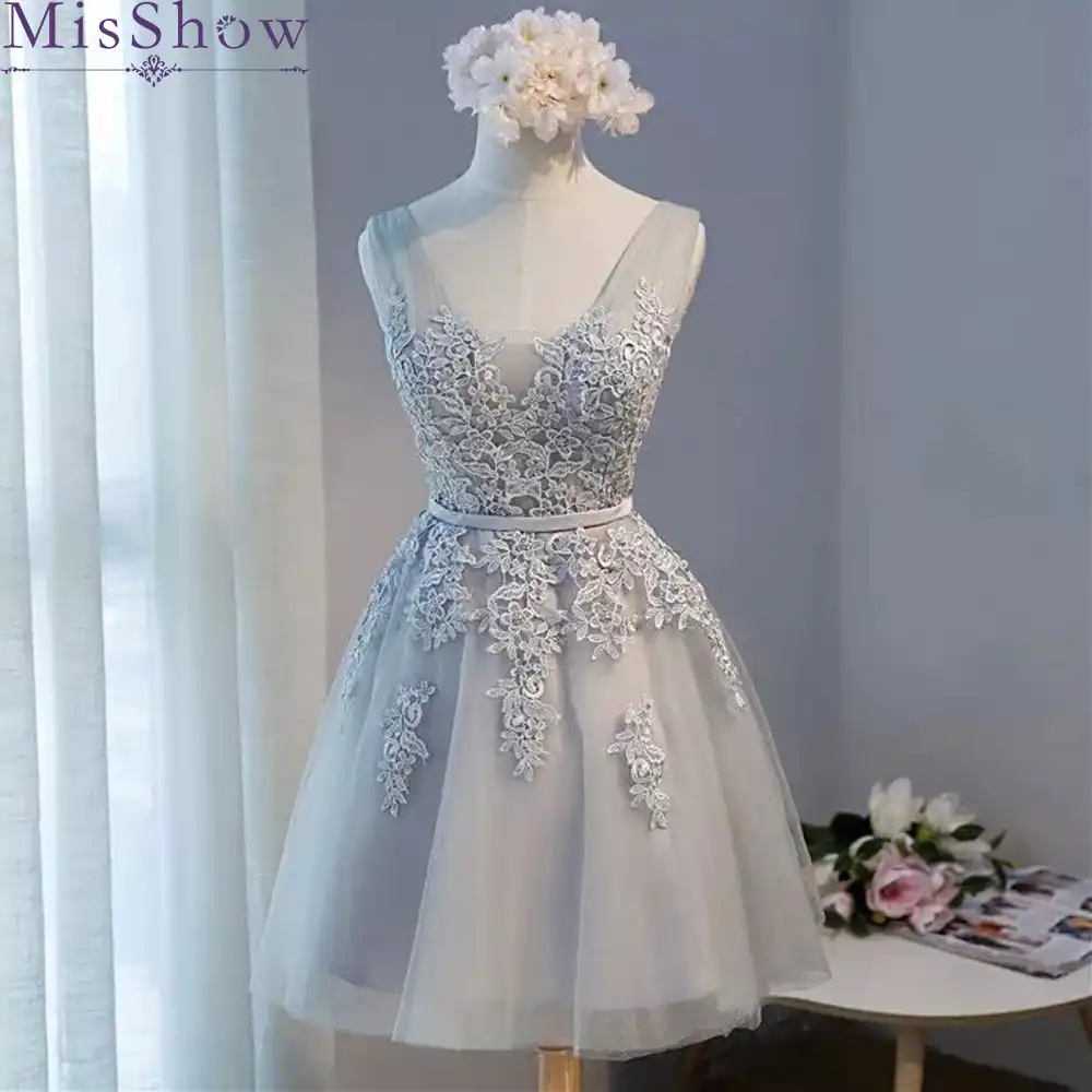 cheap silver cocktail dresses