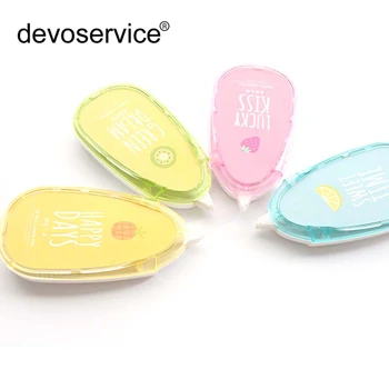 

1PC Water Drop shape Correction Tape Material Escolar Kawaii Stationery Correction Fluid Office School Supplies Papelaria 15M