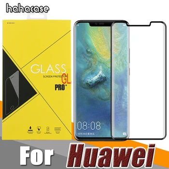 

1000pcs 3D Curved Full Cover Tempered Glass For Huawei P20 Mate 20 Pro Lite Toughened Protective Anti-scratch With Yellow Box