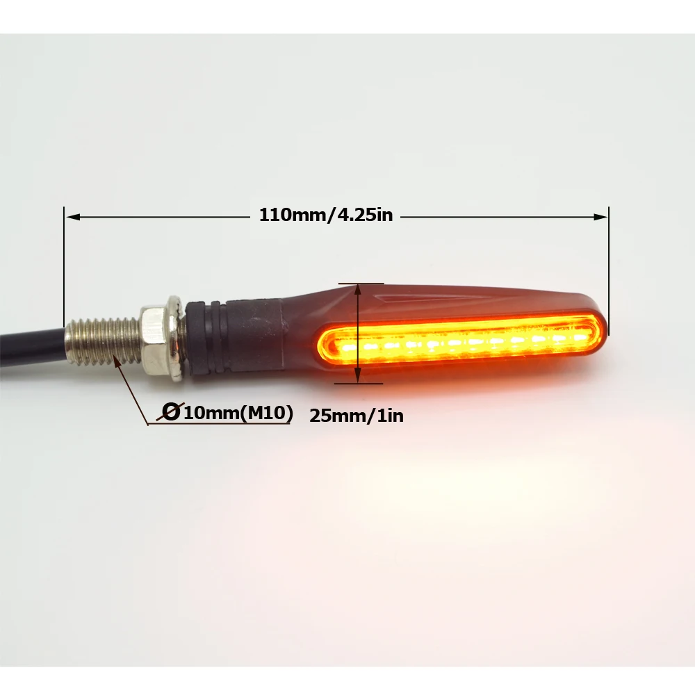 Течет мерцания светодио дный moto rcycle сигнал поворота мигалки clignotant moto для Honda CB 400 CB 500 CB600 599 919 Hornet 250