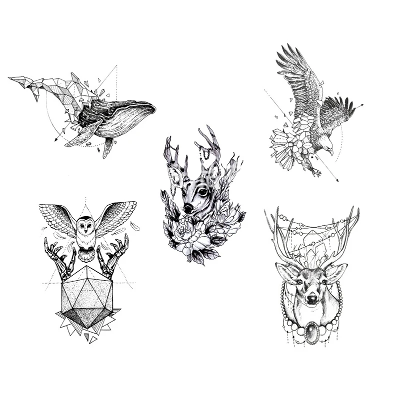 Животные тату эскизы маленькие