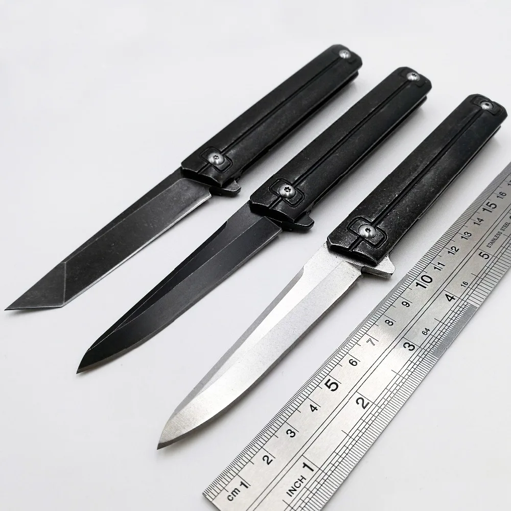 Дешево JSSQ Qwaiken складной Ножи 9Cr18Mov лезвие двойной шарикоподшипник тактический карманный нож для выживания на природе Кемпинг Охота EDC инструменты