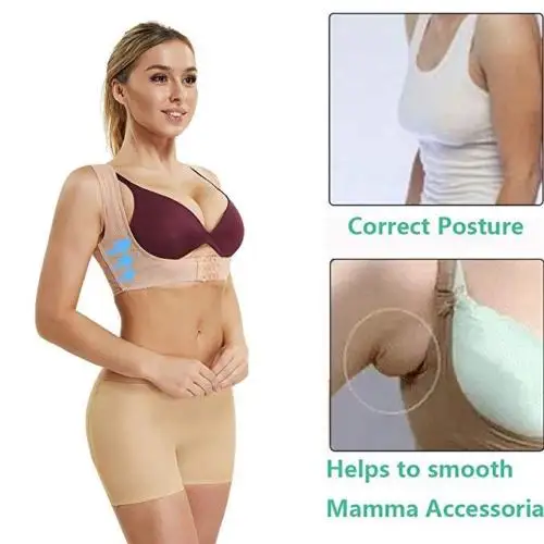 Женский спортивный Корректор осанки компрессионный поддерживающий корсет на