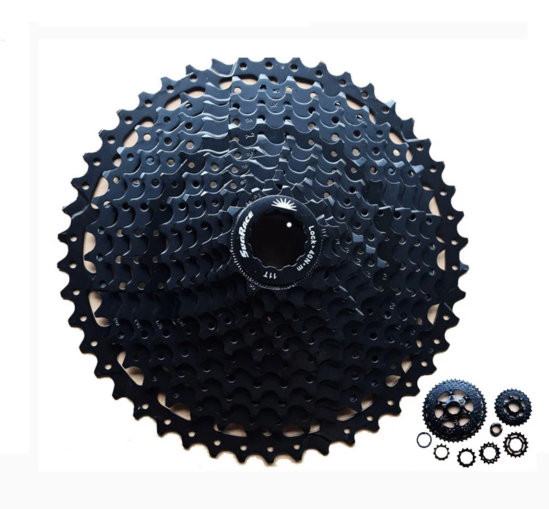 11 скоростей 11-46T кассета Золотая MTB экономия труда подъем для переменной скорости