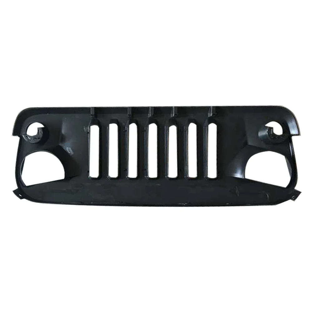 1 шт. J211 Передняя Матовая Черная решетка радиатора 2007 2017 для Jeep Wrangler Rubicon Sahara Sport JK