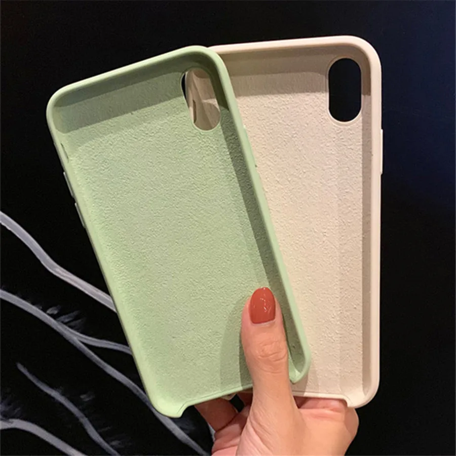 

Case For Huawei Honor 10 9 8 P8 Lite 8A 8X enjoy 9E 9S Plus Liquid Silicone Covers P Smart 2017 Y7 Y9 Pro 2019 Soft TPU Cases
