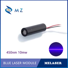 450нм 10 мВт 60 градусов промышленный APC приводы синяя линия лазерный диодный модуль