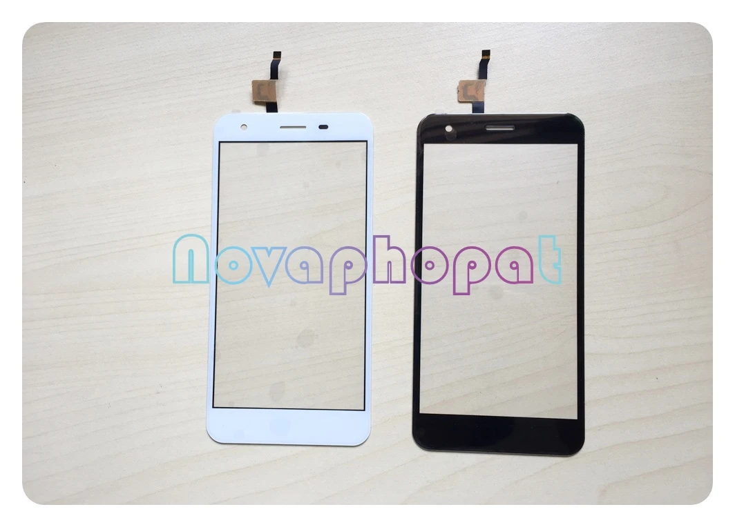 Черно белый сенсорный экран Novaphopat для Fly Power Plus XXL FS530 FS 530 с цифровым