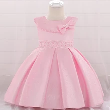 Г. Летняя одежда платье на крестины для маленьких девочек, свадебные платья платье для первого дня рождения для девочек праздничное платье принцессы 3, 9, 6, 12 месяцев