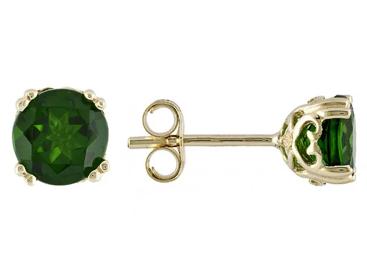 Russian Chrome Diopside 1 10ctw Round 14k Yellow Gold Stud Earrings Russian Chrome Diopside 1 10ctw Round 14k Yellow Gold Stud Earrings Fine Jewelry In From Accessories On Aliexpress Alibaba Group