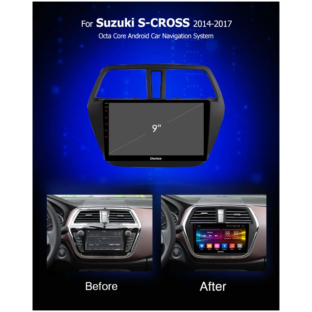 Clearance 9" IPS 8Core 4G+32G CarPlay DSP Android 9.0 Car DVD Multimedia Radio GPS For Suzuki SX4 S-Cross 2013 2014 2015 2016 2017 S Cross 1 Clearance 9" IPS 8Core 4G+32G CarPlay DSP Android 9.0 Car DVD Multimedia Radio GPS For Suzuki SX4 S-Cross 2013 2014 2015 2016 2017 S Cross 1