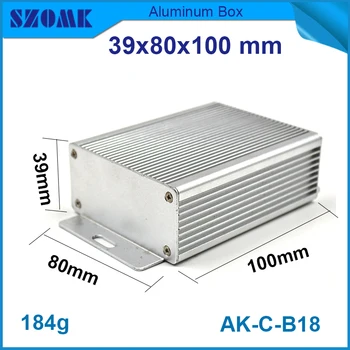

Aluminum enclosures be with radiator fit PCB size 30.4x70mm in silver color also could be walled up