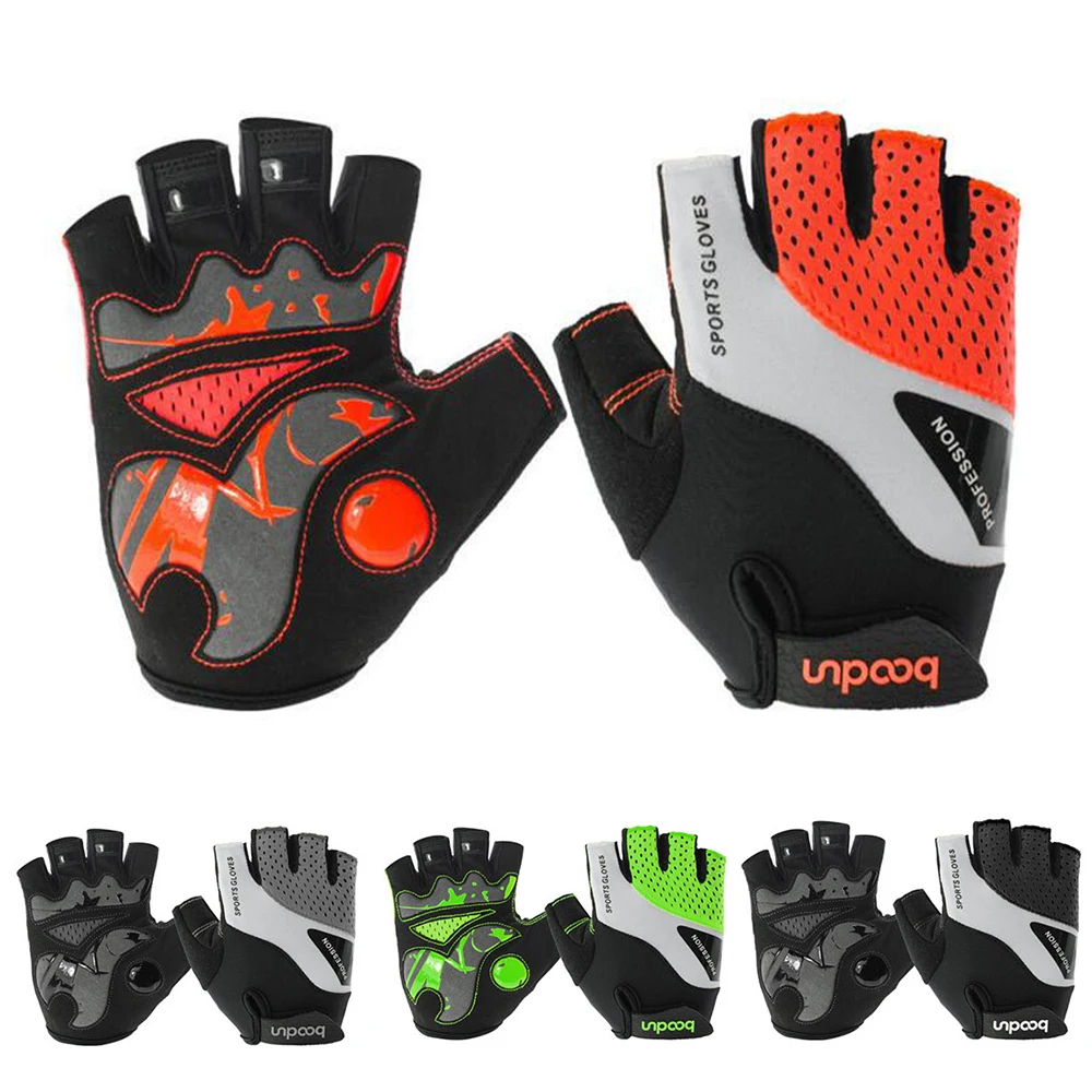 Brand New half finger SBR road Cycling bike Gloves Non slip Silica gel MTB Sport bicycle gloves