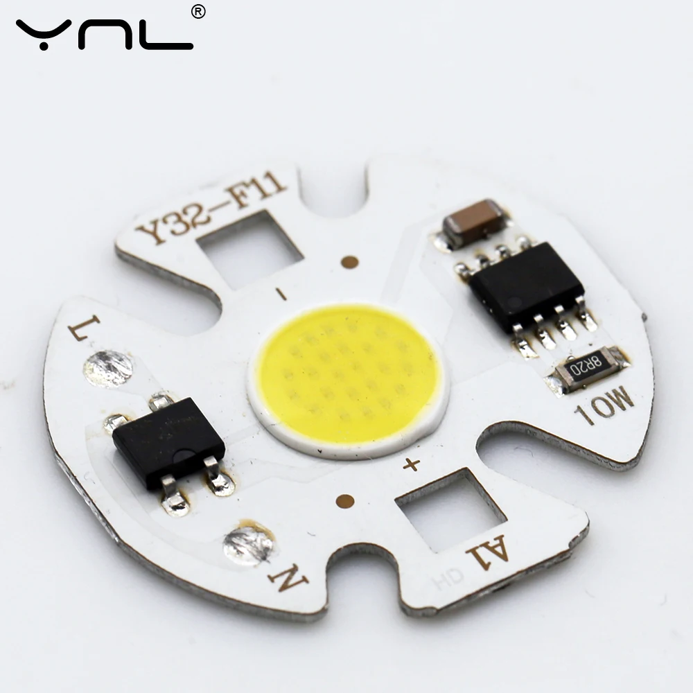 

220V Lampada LED COB Chip 9W 7W 5W 3W LED Light Bulb Input Smart IC No Driver High Lumens For DIY LED Lamp Floodlight Spotlight