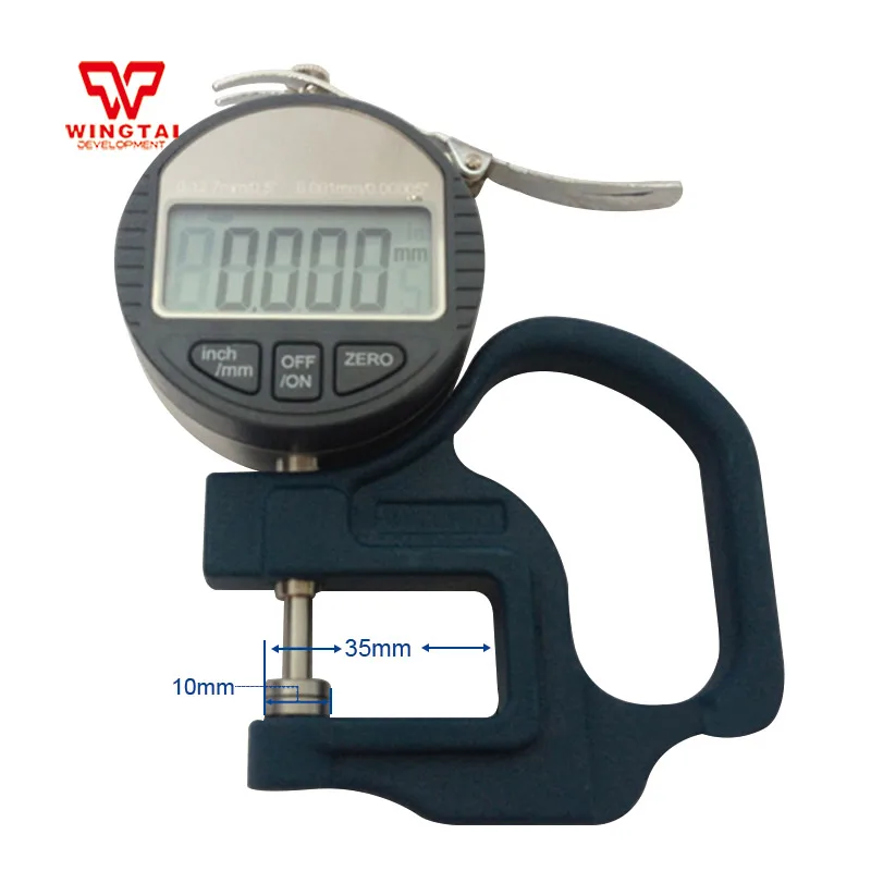By02 Dial Thickness Gauge 0.001mm 012.7mm Electronic Micrometer Thick Meter Tool Parts