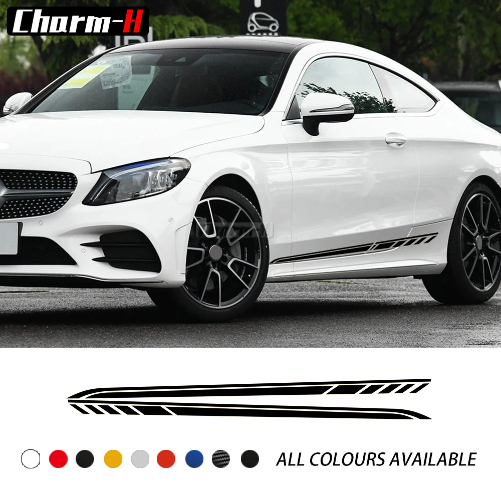 Наклейки для Mercedes Benz C Class 2019 W205 C180 C200 C260 C300 C43 C63 Coupe AMG 2 шт.|Наклейки на автомобиль| |