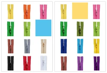 

50 Pcs/lot Lots Color Nylon Coil Zippers Tailor Sewing Tools diy handmade 3# 20cm Pants zipper