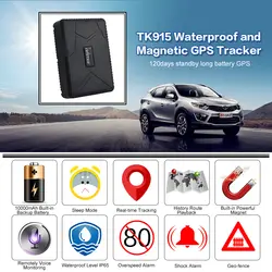 TKSTAR TK915 автомобиля gps трекер грузовик localizador gps с магнитом потери сигнала тревоги rastreador Водонепроницаемый IP66 Бесплатная на платформе