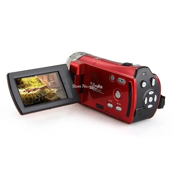 Портативная видеокамера 720P HD 16MP 16x Zoom 2 7 ''TFT LCD Цифровая DV DVR черная красная 2017