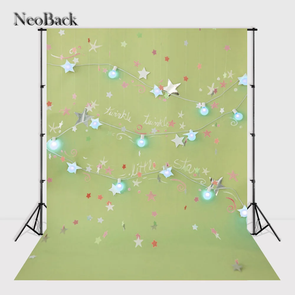 

NeoBack Vinyl Cloth New Born Photography Backdrop Children Twinkle Star Birthday backdrops Printed Studio Photo background P2436