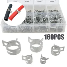Best Price 160pcs/kit 6.5mm 8.0mm 10mm 11mm 12mm 14mm 16mm 18mm Hose Clamp Set Screwdriver Hose Clamps Assortment Kit Best Price 160pcs/kit 6.5mm 8.0mm 10mm 11mm 12mm 14mm 16mm 18mm Hose Clamp Set Screwdriver Hose Clamps Assortment Kit