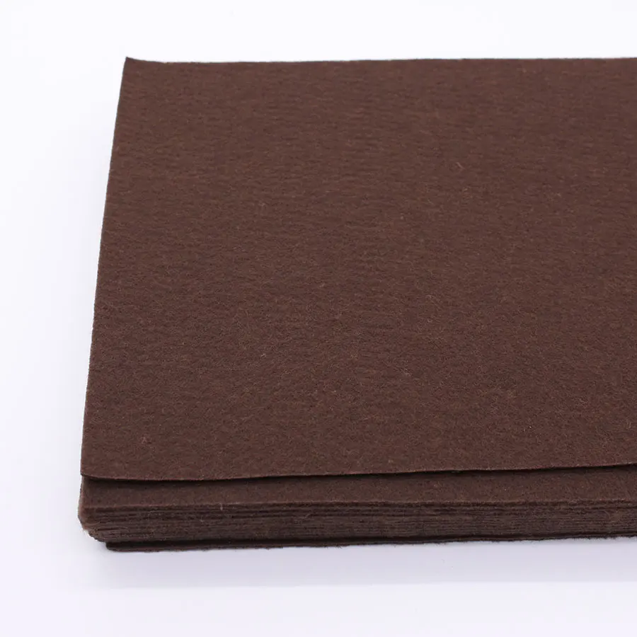 

Brown Color Felt Cloth Brown 2mm Felt Fabric Polyester Fabrics Needlework Diy Needle Sewing Handmade Fieltro Feltro Entretela