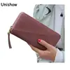 Géométrique bracelet femmes portefeuille femme longue fermeture éclair femmes sac à main grande capacité pièce portefeuille sac à main flambant neuf mode téléphone pochette ► Photo 1/6