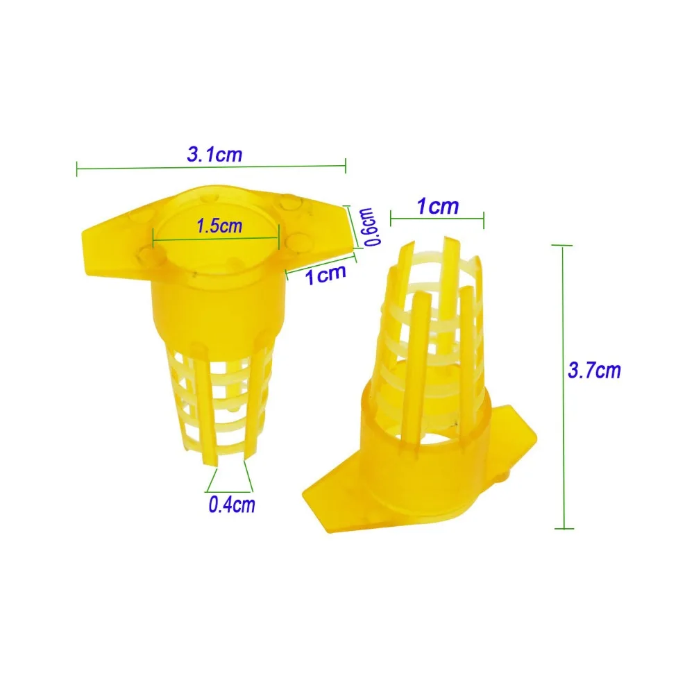 30 шт. Инструменты для пчеловодства оранжевый queen ячейки Кубок Кейдж преимущества рабочая пчела не кусается на queen коготь прочный