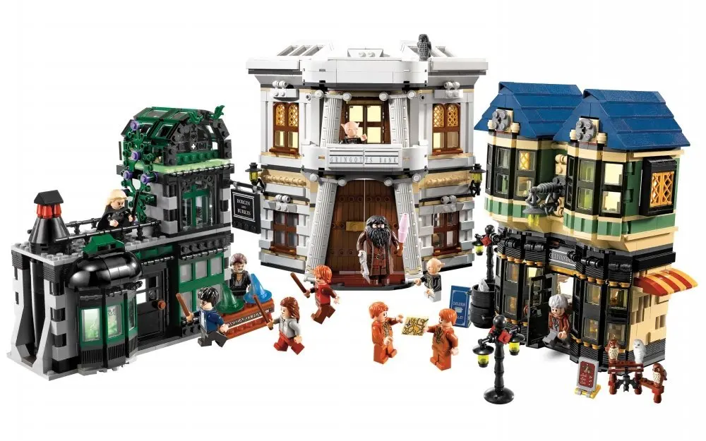 

The Movie series 16012 Diagon Dlley harry potter and Tower of Orthanc Dumbledore 16010 Model Building Block Brick legaoed 10217