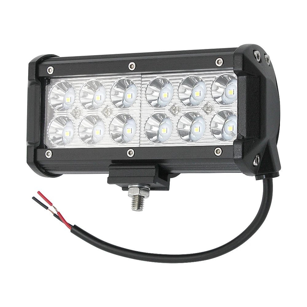 

36W LED Work Light 7 inch Bar Light Spotlight 9-30V for Auto Car Offroad Truck SUV Boat Motorcycle Lighting 6000K Cold White