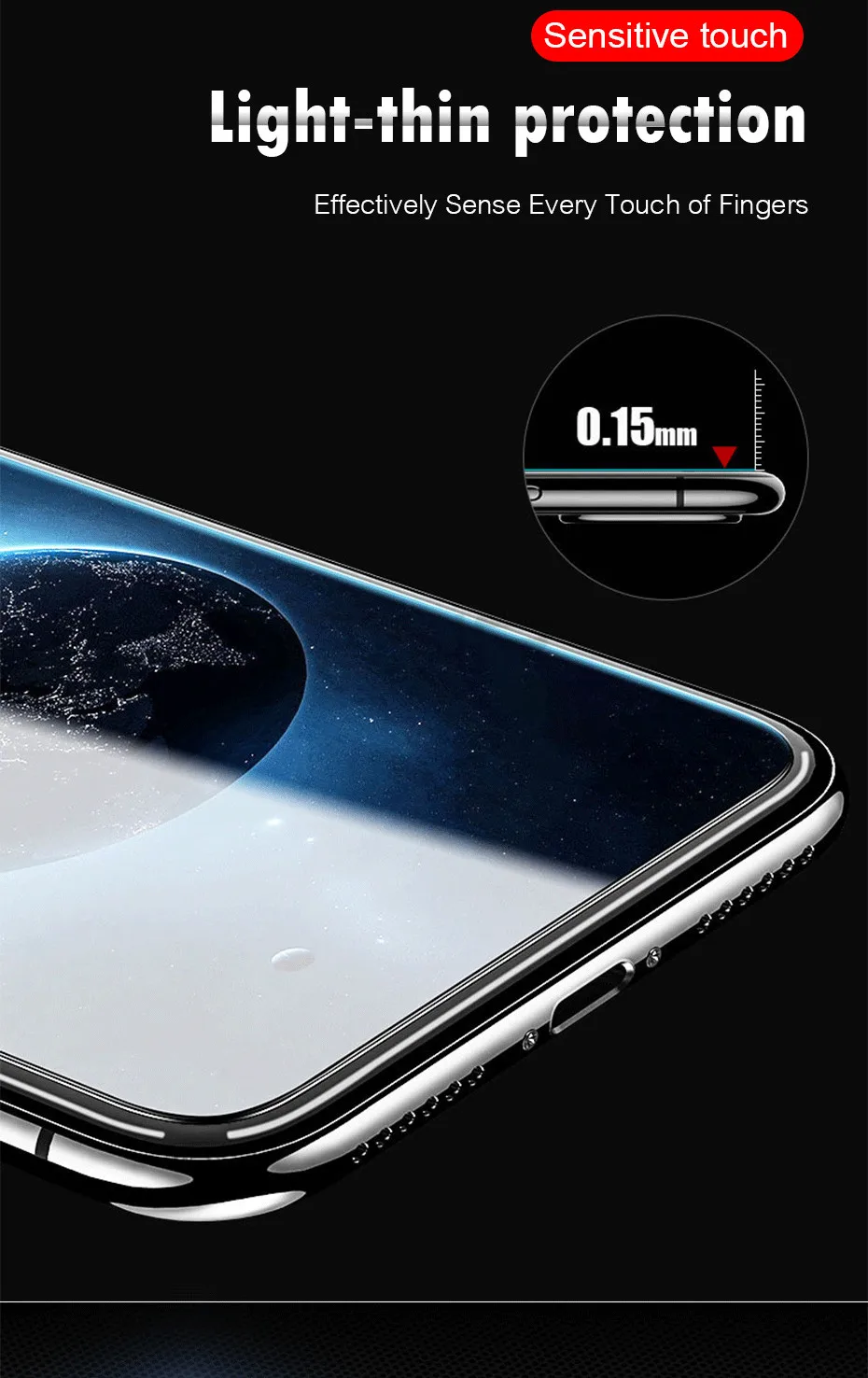 ZNP 3 шт 9H Защитное стекло для iPhone X XS Max XR 8 7 Защита экрана закаленное для iPhone 8 7 6 6s Plus 5 5S SE стекло