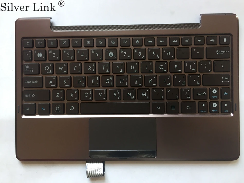 Arabic Клавиатура для ноутбука с корпусом C ASUS EP101 TF101 TF201 TF201T TF700T верхняя крышка