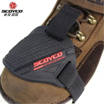 

SCOYCO Motocross Motorcycle Boots shoes Shift Pad Motor Racing Cycling Motorbike Protective Gear Riding Shoe boot Brake Cover