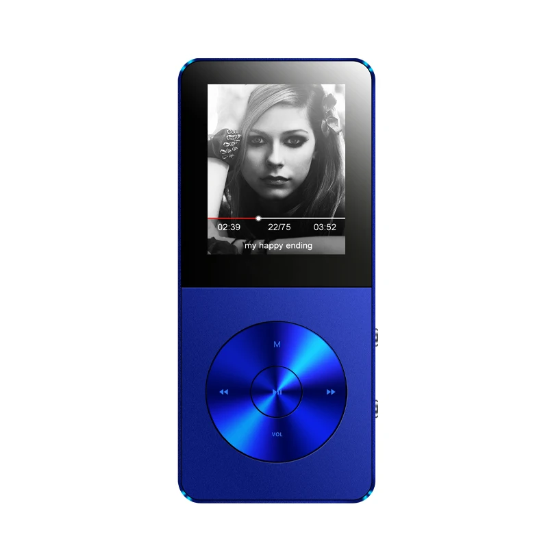 

MP3 Player IQQ X1 Mini Portable Sport Radio Video Music Players with Speaker 8GB Support APE/AAC/FLAC/OGG/WMA 64GB TF Card FM
