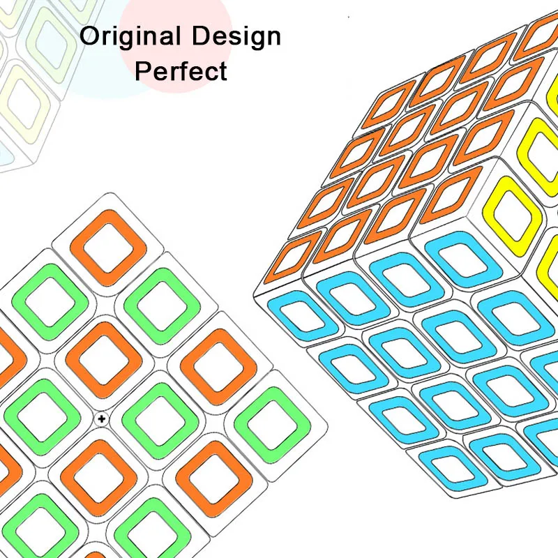 Размер четвёртого заказа треугольник профессиональный Кубик Рубика 4x4x4 куб скорость Neo Cubo Magico головоломка Магия гладкая для раннее