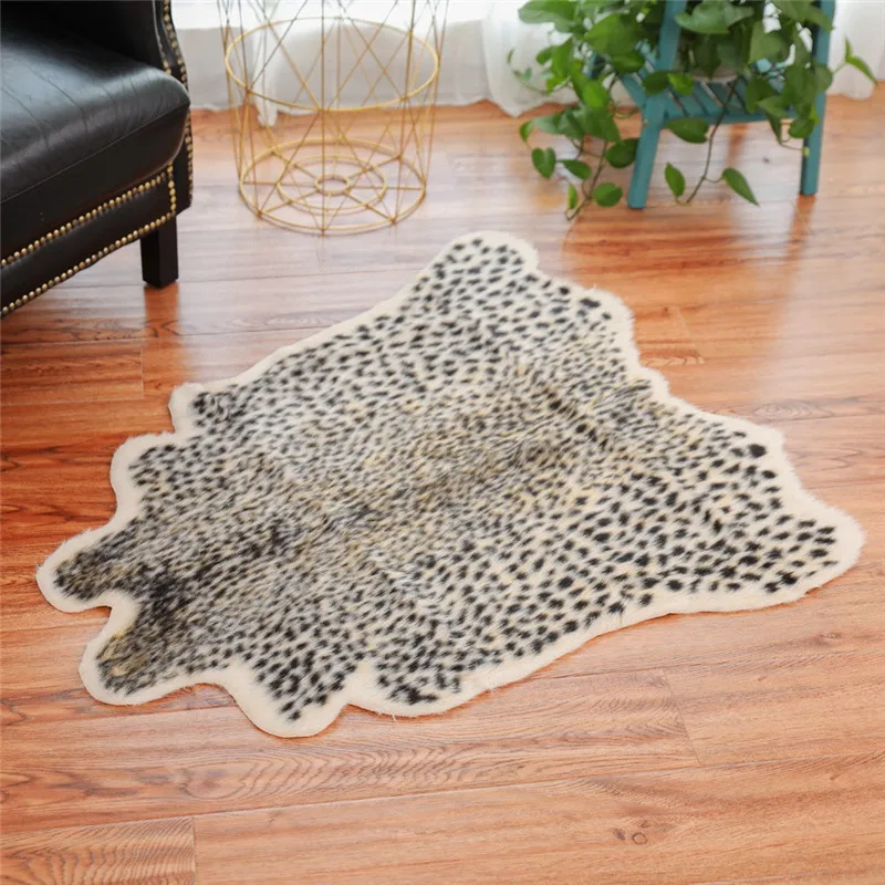 Leopard Tiger Zebra Cow Hide Mat Rug Animal Printed Home Arpet Non Leopard Tiger Zebra Cow Hide Mat Rug