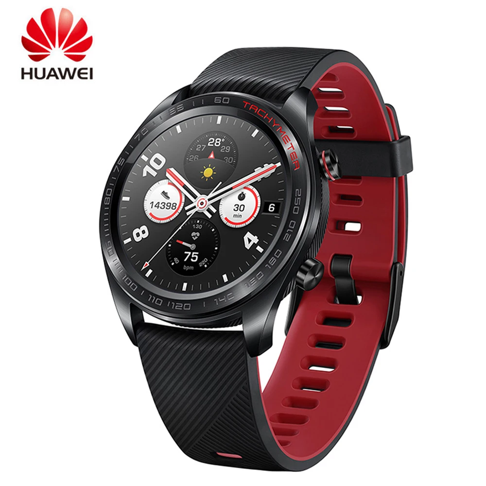 

HUAWEI HONOR Smart Watch Magic Glory Lightweight Design Waterproof AMOLED Color Screen GPS NFC Payment Smart Reminder SmartWatch