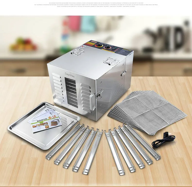 https://ae01.alicdn.com/kf/HTB1YiARhSCWBuNjy0Fhq6z6EVXaW/Septree-Stainless-Steel-Food-Fruit-Dryer-Machine-1000W-10-Layers-60L-22kgs-Fruit-Vegetable-Dehydrator-Hydroextractor.jpg