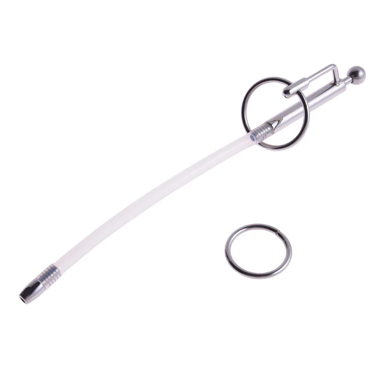 Катетер мочеиспускания из нержавеющей стали с кольцами|stainless steel penis plug|urethra soundpenis