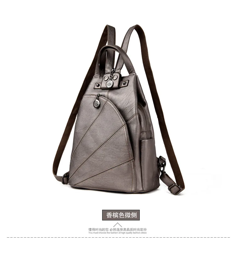 Роскошный рюкзак, кошелек, кожаные дорожные сумки для женщин, высокое качество, дизайнерская Противоугонная сумка Mochila Feminina