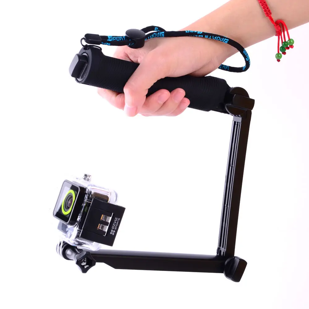 GoPro 3 way Selfie Handheld Stick Monopod складной держатель hero 4 + 3|Аксессуары для фотостудии| |