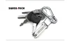 Tournevis à Phillips pliable EDC, Kit d'équipement de Camping, outils d'extérieur, Mini Fix Survival Swiss + Tech, porte-clés 4 en acier ► Photo 3/6