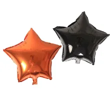 Многоцветный 18-дюймовые пятиконечная звезда Сердце Клевер алюминиевый шар праздничные украшения макетные шарики