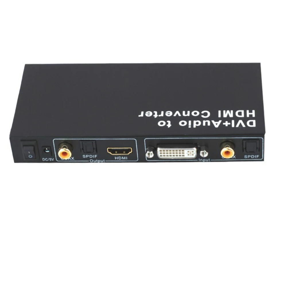 Активный DVI в HDMI конвертер с Spdif/toslink коаксиальный аудио DVI famale в HDMI Женский до 1080 p/1920x1200 поддерживается