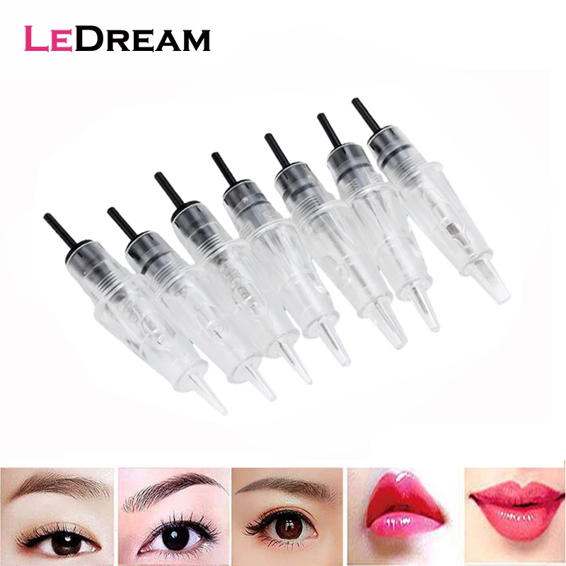 100pcs/lot Disposable 10mm Screw Tattoo Needles Cartridges