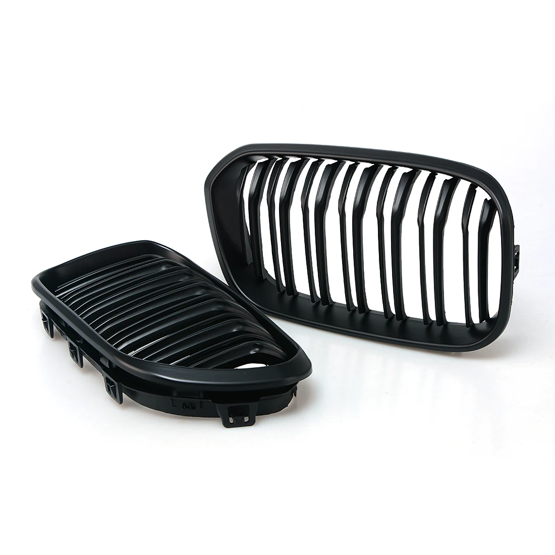

1 Pair Matt Black Front Kidney Grille Racing Grills For BMW F20 1 Series 2015-2017 Car Racing Grille D10 P8