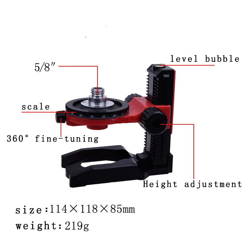 XEAST лазерный нивелир кронштейн 1/4-5/" 360 градусов тонкий супер сильный магнит тянет l-кронштейн Выравнивающая поддержка для универсального лазерного leve