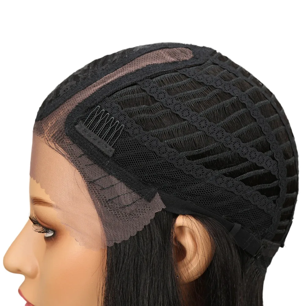 Гладкие человеческие волосы, кружевные парики для черных женщин, бразильские волосы Remy, прямые волосы, парик T1B/27 цветов, кружевные передние человеческие волосы, парик